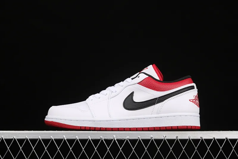 All categories Air Jordan Jordan series basketball shoes Air Jordan 1 Low G version pure original Air Jordan 1 Low AJ1 Joe 1 white black red cultural and leisure sports sneakers 553558-118
